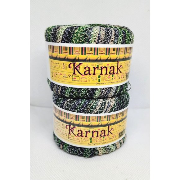 Karnak Italian Made Dye Lot Cotton/Nylon Yarn - 103yds | Soft and Durable Yarn - Picture 12 of 12